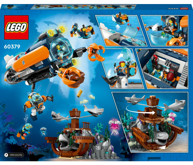 LEGO City 60379 Łódź podwodna badacza dna morskiego - 1144456 - zdjęcie 6
