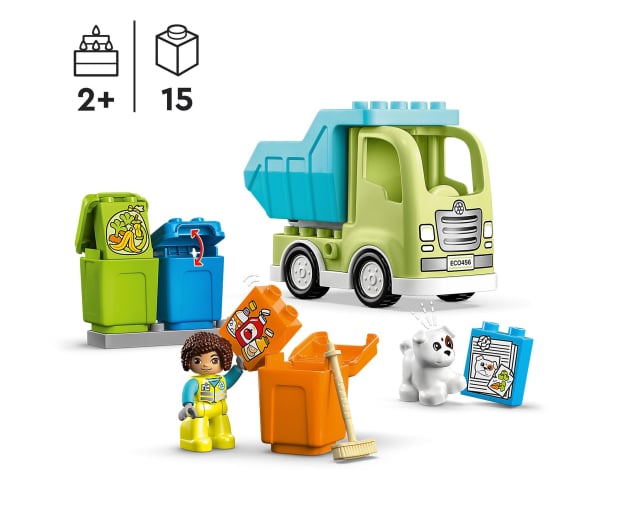 LEGO Duplo 10987 Ciężarówka recyklingowa - 1144302 - zdjęcie 6
