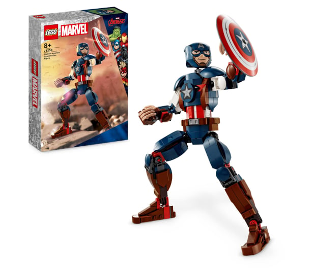 LEGO Marvel 76258 Figurka Kapitana Ameryki do zbudowania - 1144488 - zdjęcie 2