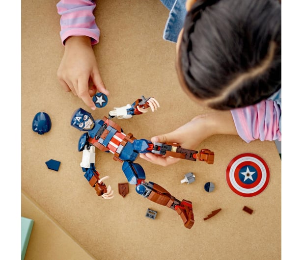 LEGO Marvel 76258 Figurka Kapitana Ameryki do zbudowania - 1144488 - zdjęcie 14