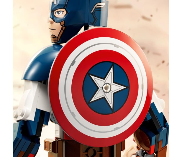 LEGO Marvel 76258 Figurka Kapitana Ameryki do zbudowania - 1144488 - zdjęcie 11