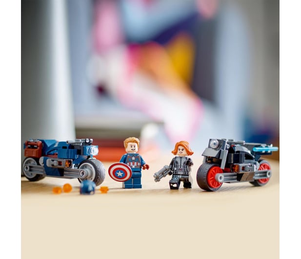 LEGO Marvel 76260 Motocykle Czarnej Wdowy i Kapitana Ameryki - 1144501 - zdjęcie 5