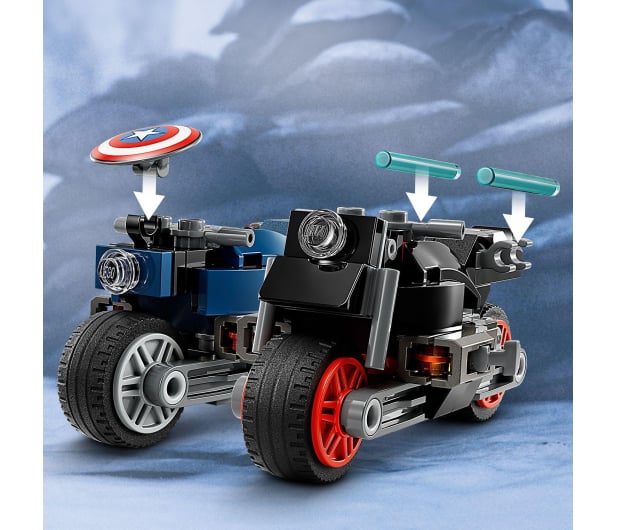 LEGO Marvel 76260 Motocykle Czarnej Wdowy i Kapitana Ameryki - 1144501 - zdjęcie 10