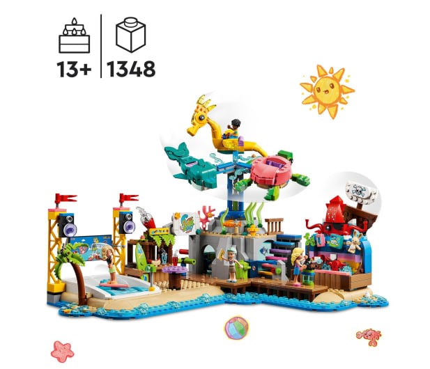 LEGO Friends 41737 Plażowy park rozrywki - 1144330 - zdjęcie 2
