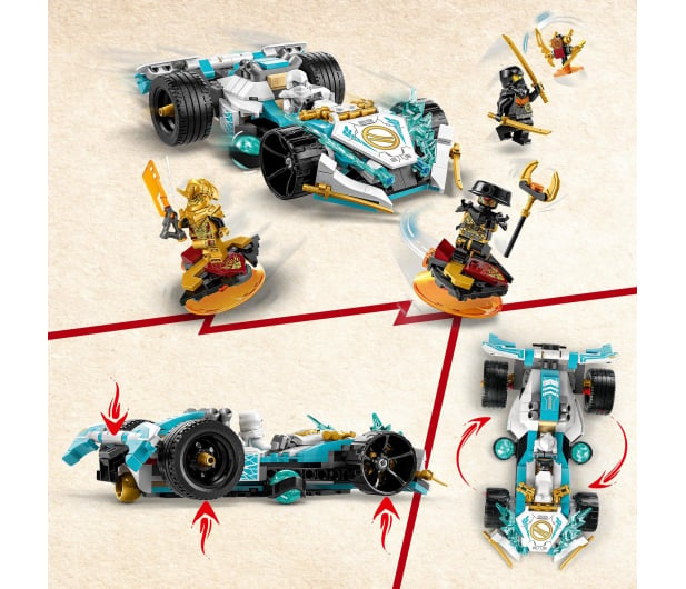LEGO Ninjago 71791 Smocza moc Zane’a - wyścigówka spinjitzu - 1144472 - zdjęcie 5
