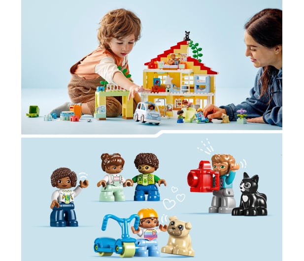LEGO Duplo 10994 Dom rodzinny 3w1 - 1144309 - zdjęcie 6