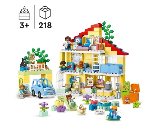LEGO Duplo 10994 Dom rodzinny 3w1 - 1144309 - zdjęcie 2