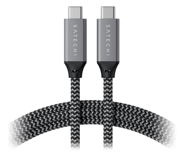 Satechi Kabel USB 4.0 USB-C - USB-C 100W 80cm 40 Gbit/s (space gray) - 1144498 - zdjęcie 4