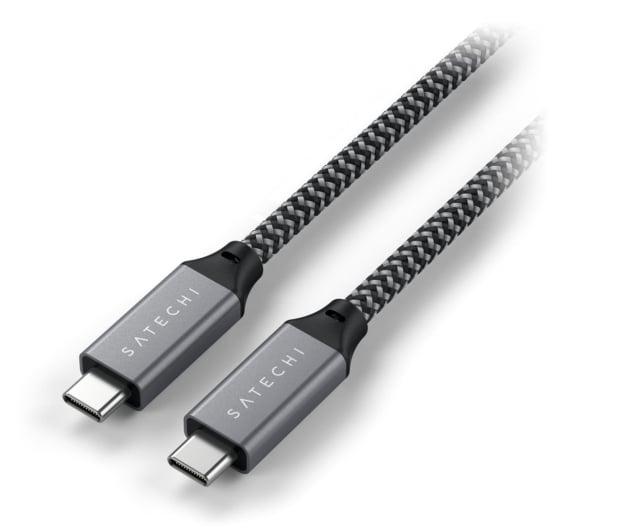 Satechi Kabel USB 4.0 USB-C - USB-C 100W 80cm 40 Gbit/s (space gray) - 1144498 - zdjęcie 3