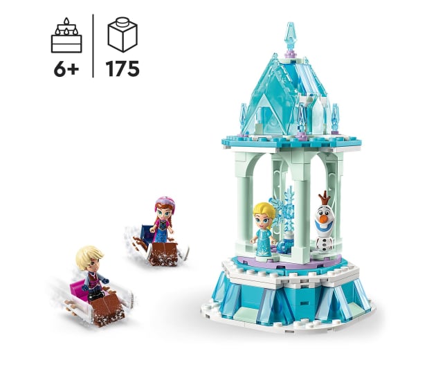 LEGO Disney Princess 43218 Magiczna karuzela Anny i Elzy - 1144415 - zdjęcie 2