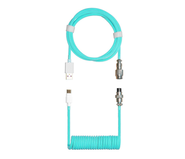Cooler Master Coiled Cable (Pastel Cyan) - 1142760 - zdjęcie