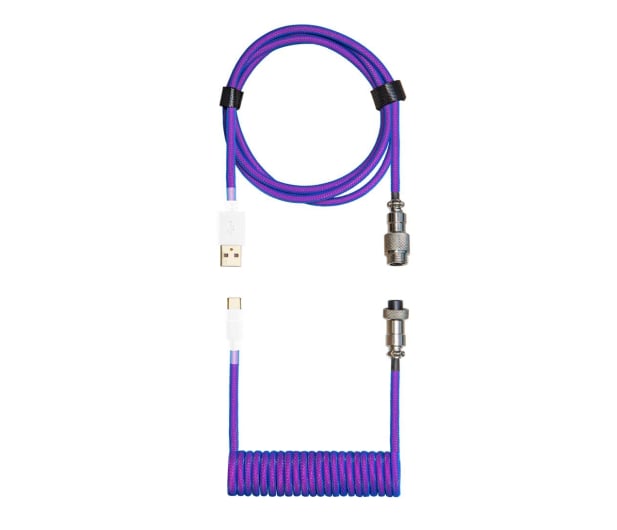 Cooler Master Coiled Cable (Thunderstorm Blue-Purple) - 1142762 - zdjęcie