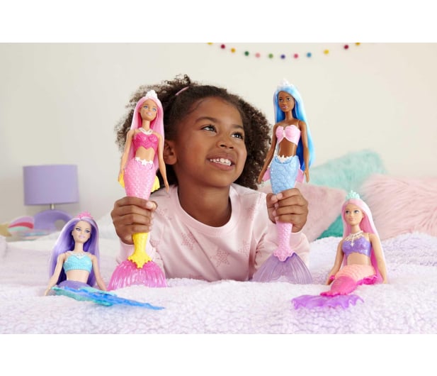 Barbie Dreamtopia syrenka różowo-niebieski ogon - 1145626 - zdjęcie 5