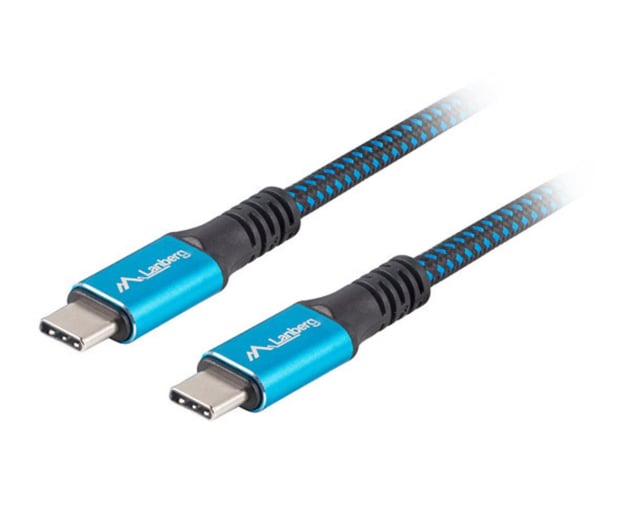 Lanberg Kabel USB-C 4.0 100W 5K/60Hz 1.2m - 1086475 - zdjęcie