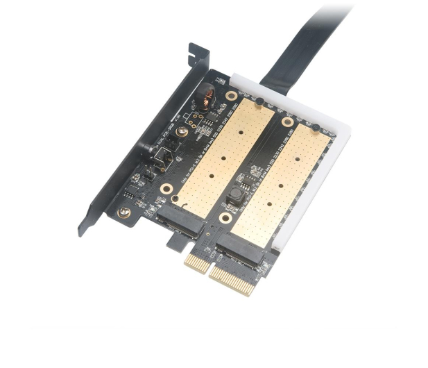 Akasa Podwójna adaptera M.2 PCI-E RGB LED - 1144323 - zdjęcie 2