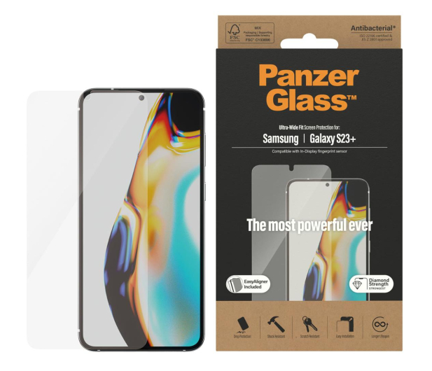 PanzerGlass Ultra-Wide Fit do Samsung Galaxy S23+ - 1146928 - zdjęcie