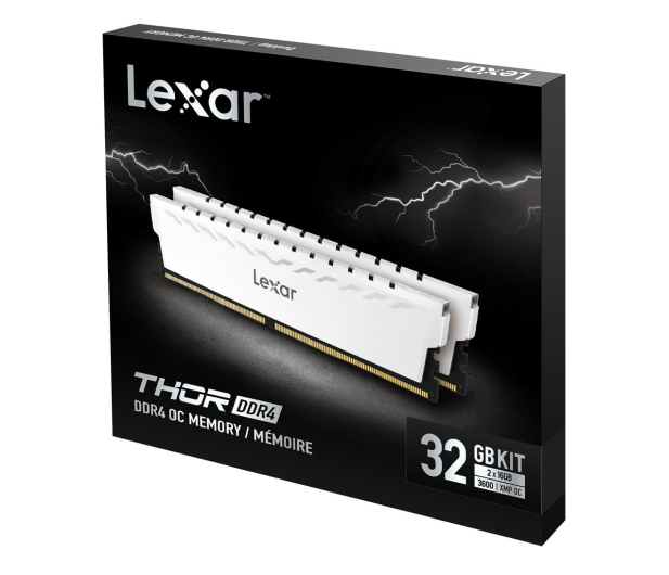 Lexar 32GB (2x16GB) 3600Mhz CL18 Thor White - 1143729 - zdjęcie 3