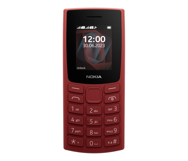 Nokia 105 2023 Dual SIM czerwony - 1148940 - zdjęcie 2