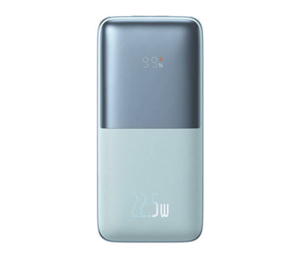 Baseus Bipow Pro 10000mAh, 2xUSB, USB-C, 22.5W (niebieski) - 1140444 - zdjęcie 2