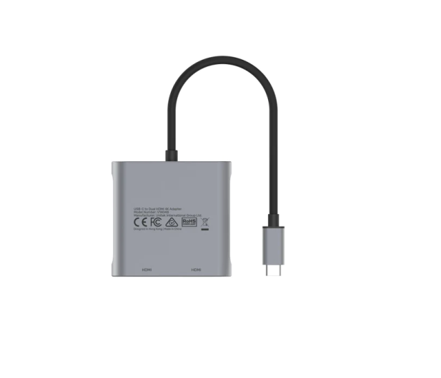 Unitek Adapter USB-C - 2x HDMI z MST - 1140320 - zdjęcie 3