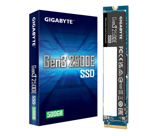 Gigabyte 500GB M.2 PCIe NVMe 2500E - 1139542 - zdjęcie
