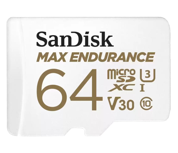 SanDisk 64GB microSDXC Max Endurance UHS-I U3 V30 - 1147215 - zdjęcie