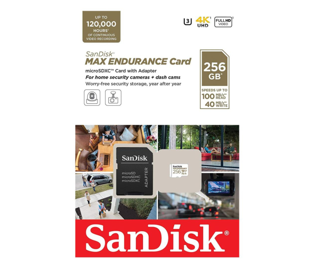 SanDisk 256GB microSDXC Max Endurance UHS-I U3 V30 - 1147217 - zdjęcie 4