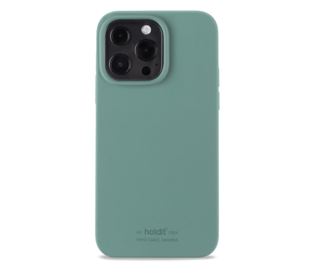 Holdit Silicone Case iPhone 13 Pro Moss Green - 1148410 - zdjęcie