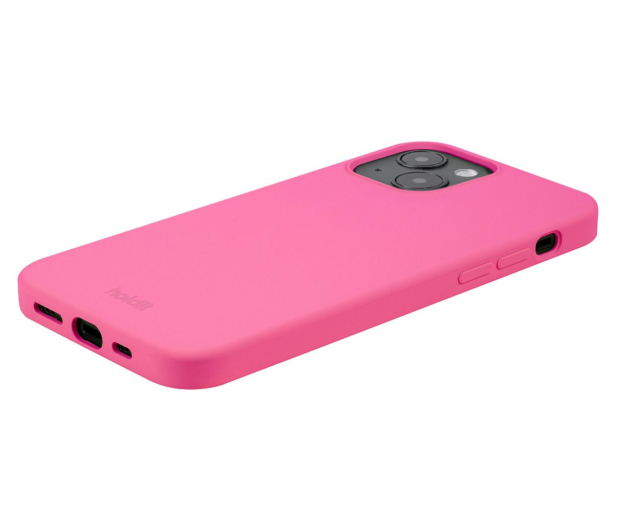 Holdit Silicone Case iPhone 14/13 Bright Pink - 1148519 - zdjęcie 3