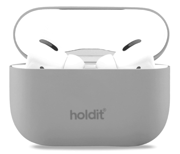 Holdit Silicone Case AirPods Pro 1&2 Taupe - 1148900 - zdjęcie