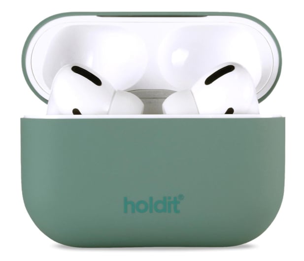 Holdit Silicone Case AirPods Pro 1&2 Moss Green - 1148878 - zdjęcie