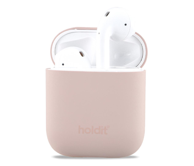 Holdit Silicone Case AirPods 1&2 Blush Pink - 1148813 - zdjęcie