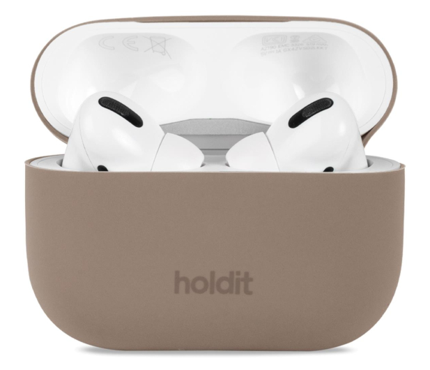 Holdit Silicone Case AirPods Pro 1&2 Mocha Brown - 1148875 - zdjęcie