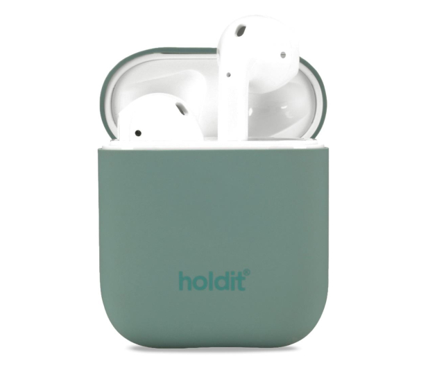 Holdit Silicone Case AirPods 1&2 Moss Green - 1148876 - zdjęcie