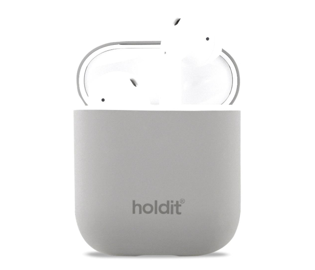 Holdit Silicone Case AirPods 1&2 Taupe - 1148899 - zdjęcie