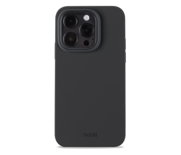 Holdit Silicone Case iPhone 14 Pro Black - 1148611 - zdjęcie