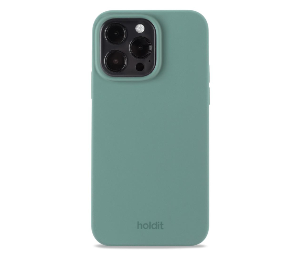 Holdit Silicone Case iPhone 14 Pro Max Moss Green - 1148677 - zdjęcie