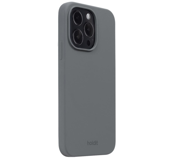 Holdit Silicone Case iPhone 14 Pro Space Gray - 1148641 - zdjęcie 2