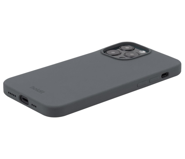 Holdit Silicone Case iPhone 14 Pro Space Gray - 1148641 - zdjęcie 3