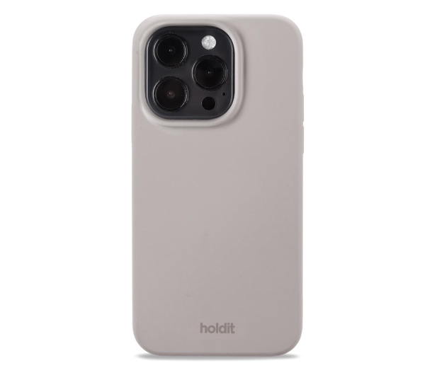 Holdit Silicone Case iPhone 14 Pro Taupe - 1148642 - zdjęcie