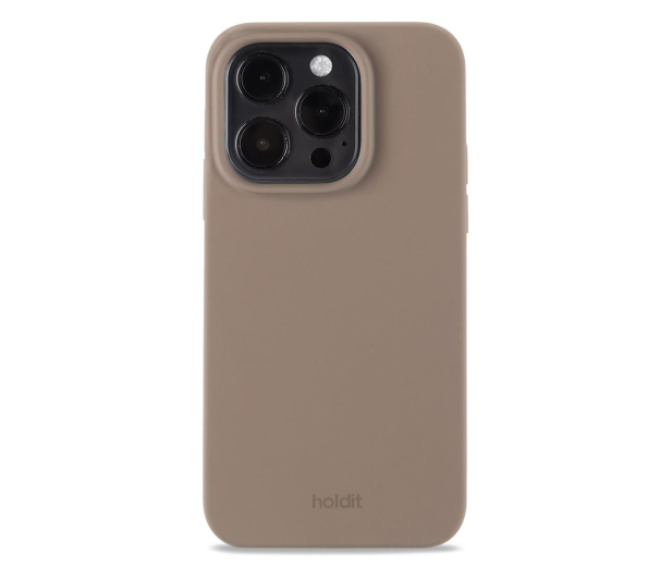 Holdit Silicone Case iPhone 14 Pro Mocha Brown - 1148627 - zdjęcie