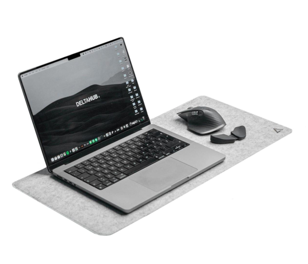 Deltahub Minimalistic Desk Pad - Light Grey  - S - 1151361 - zdjęcie