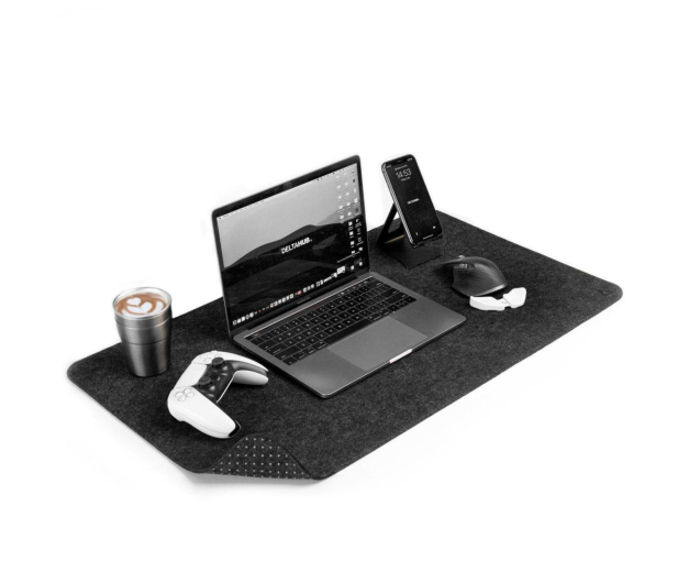 Deltahub  Minimalistic Desk Pad  - Dark Grey - M - 1151363 - zdjęcie