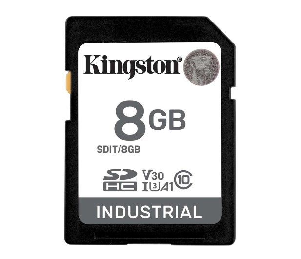 Kingston 8GB SDHC Industrial UHS-I U3 V30 A1 pSLC - 1149988 - zdjęcie