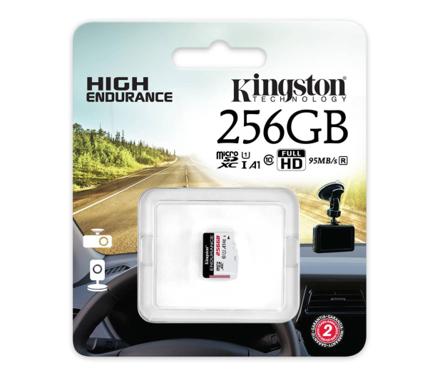 Kingston 256GB microSDXC High Endurance UHS-I U1 A1 95MB/s - 1149995 - zdjęcie 3