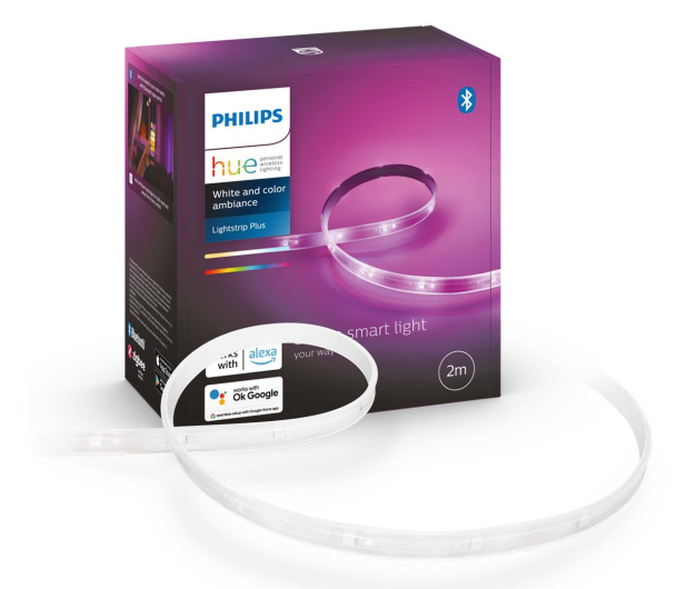 Philips Hue Zestaw gamingowy Taśma LED 2m + Lampa Play x2 + Żarówka E27 - 1150148 - zdjęcie 2