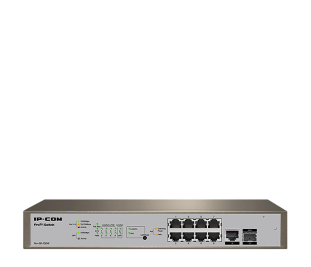 Tenda IP-COM Pro-S8-150W (8x10/100/1000Mbit PoE, 1x1000Mbit, 1xSFP - 1150562 - zdjęcie