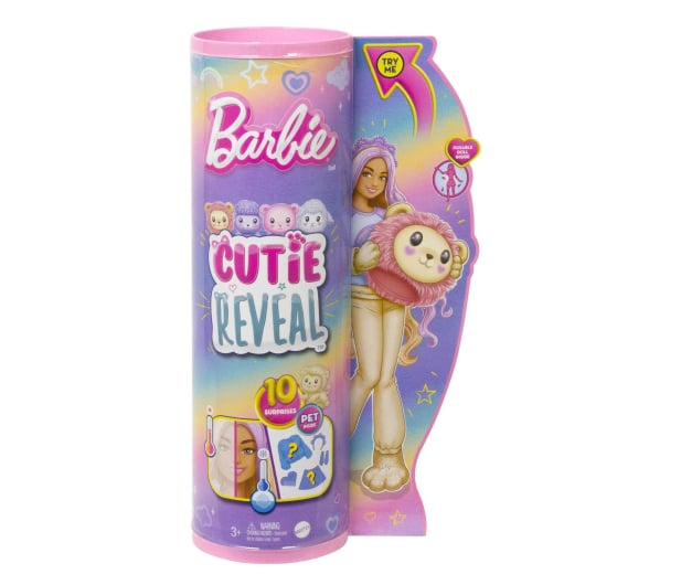 Barbie Cutie Reveal Lalka Lew Seria Słodkie stylizacje - 1155598 - zdjęcie 3