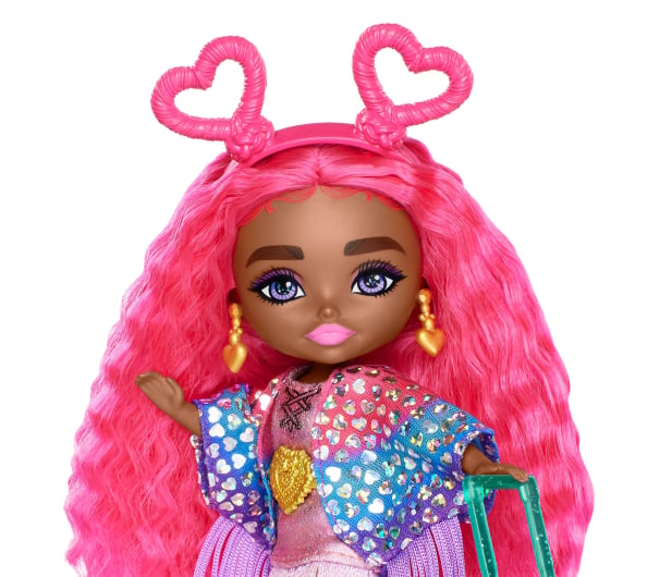 Barbie Extra Fly Minis Lalka Hippie z ubrankami pustynnymi - 1155603 - zdjęcie 3