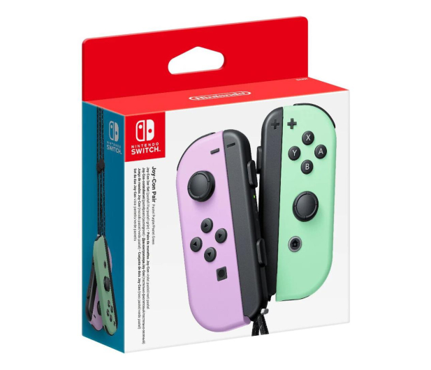 Nintendo Switch Joy-Con Controller - Fioletowy / Zielony - 1153296 - zdjęcie 2